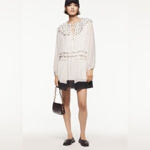 NWT ZARA POLKA DOT MINI DRESS LIMITED EDITION